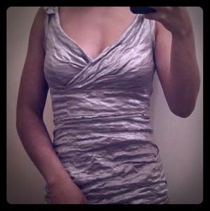 Nicole Miller silver dress